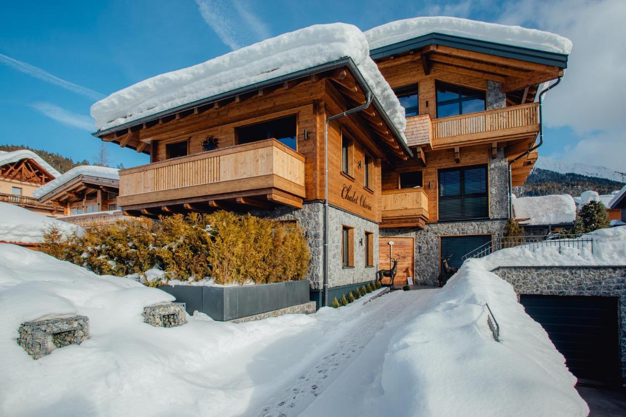 Вилла Chalet Olivia Зеефельд в Тироле Экстерьер фото