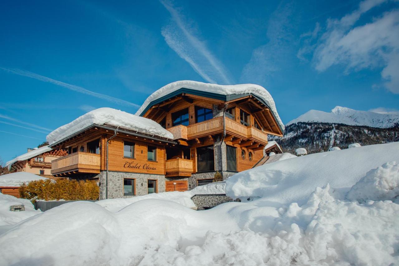 Вилла Chalet Olivia Зеефельд в Тироле Экстерьер фото